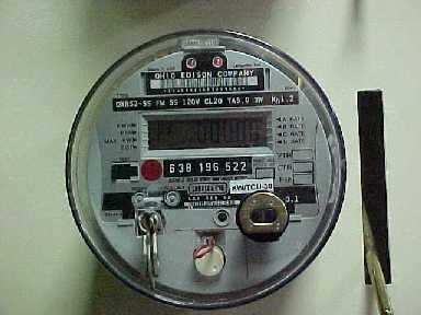 Picture of Electronic Digital Meter