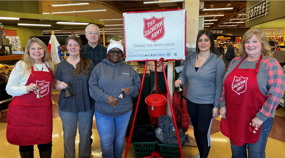 salvation army kettlebell volunteers from firstenergy
