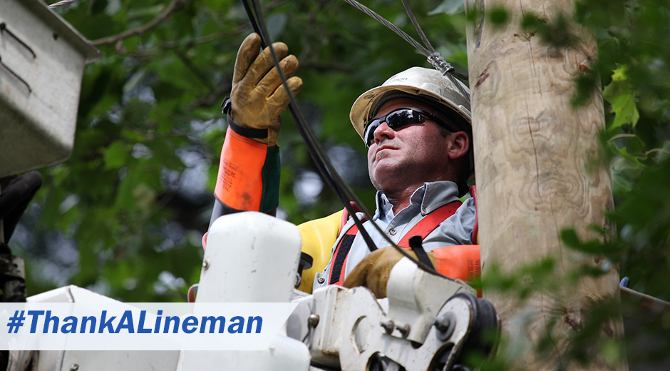 #ThankALineman Photo