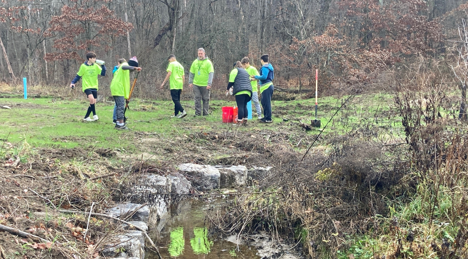 Green Team saving stream